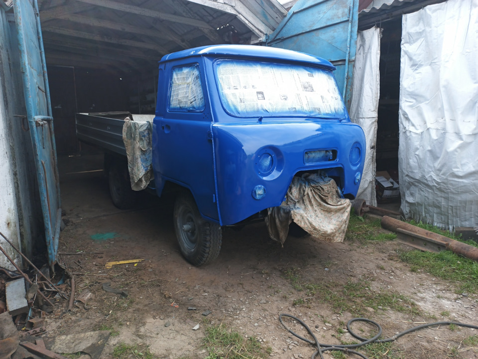 Покраска головастика — УАЗ 3303, 2,4 л, 1998 года | своими руками | DRIVE2