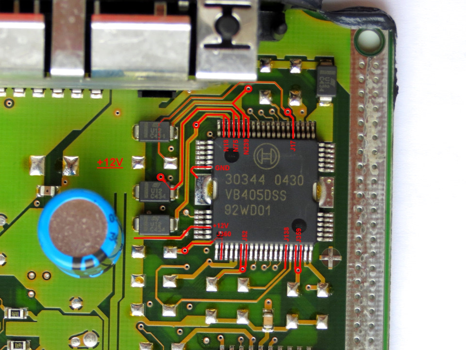 Пайка чипа в ЭБУ. ТНВД и турба работают. — Audi A6 Avant (C5), 2,5 л ...