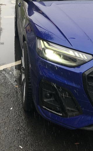 Резина залезла отлично, эффект трактора проглядывается не сильно) — Audi Q5 (2G)