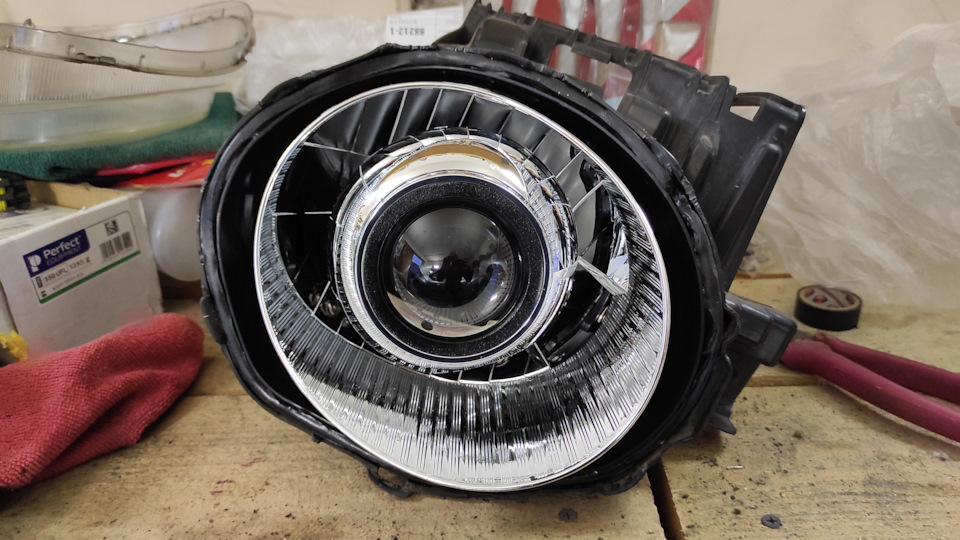 Установка светодиодных линз в фары Nissan Juke — Nissan Juke (1G), 1,6 ...