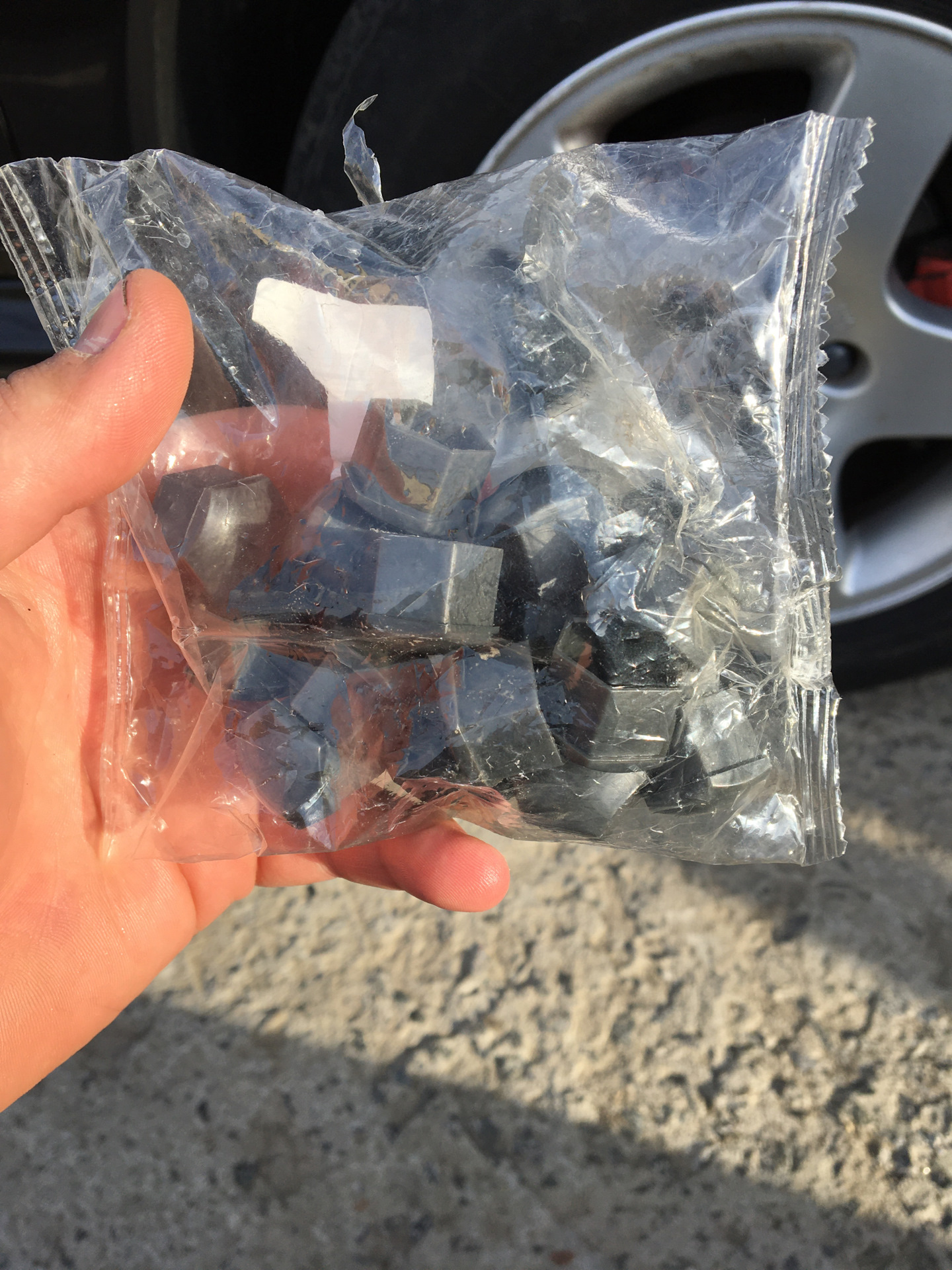 Колпачки на колесные болты. — Skoda Octavia A4 Mk1, 1,6 л, 2008 года ...