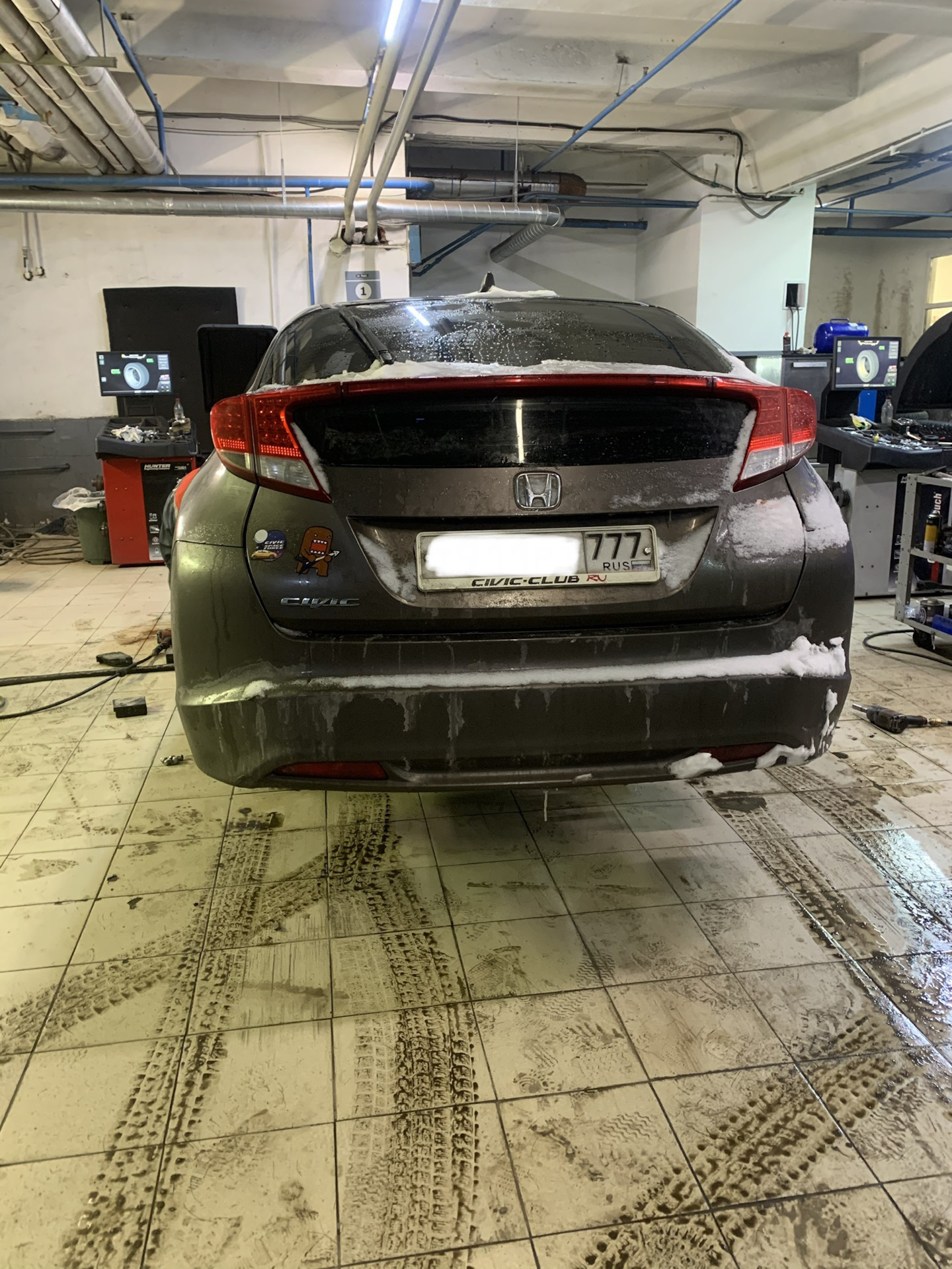 Новая зимняя резина Dunlop winter maxx wm02 — Honda Civic 5D (9G), 1,8 ...