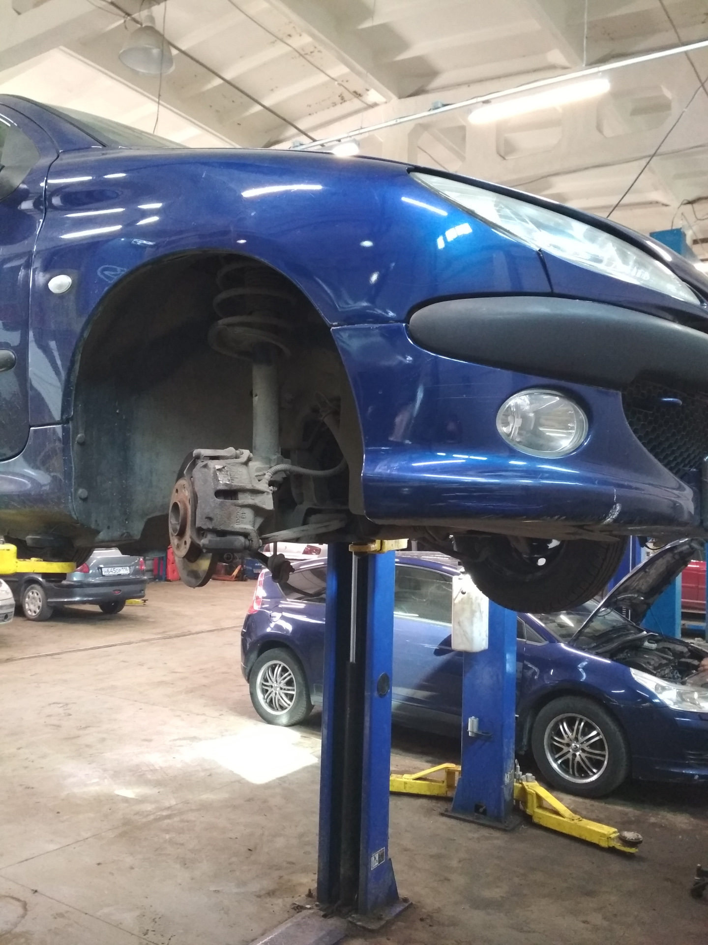 Замена промежуточного подшипника. — Peugeot 206, 1,4 л, 2009 года ...