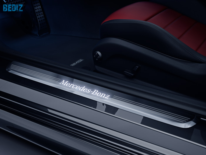 Как снять накладку порога на мерседес 213 Накладки на пороги AMG с подсветкой - Mercedes-Benz E-class Coupe (C238), 3 л, 2
