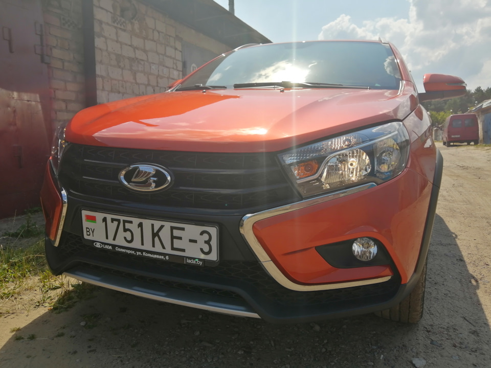 Сетка для защиты радиатора — Lada Vesta SW Cross, 1,8 л, 2020 года ...