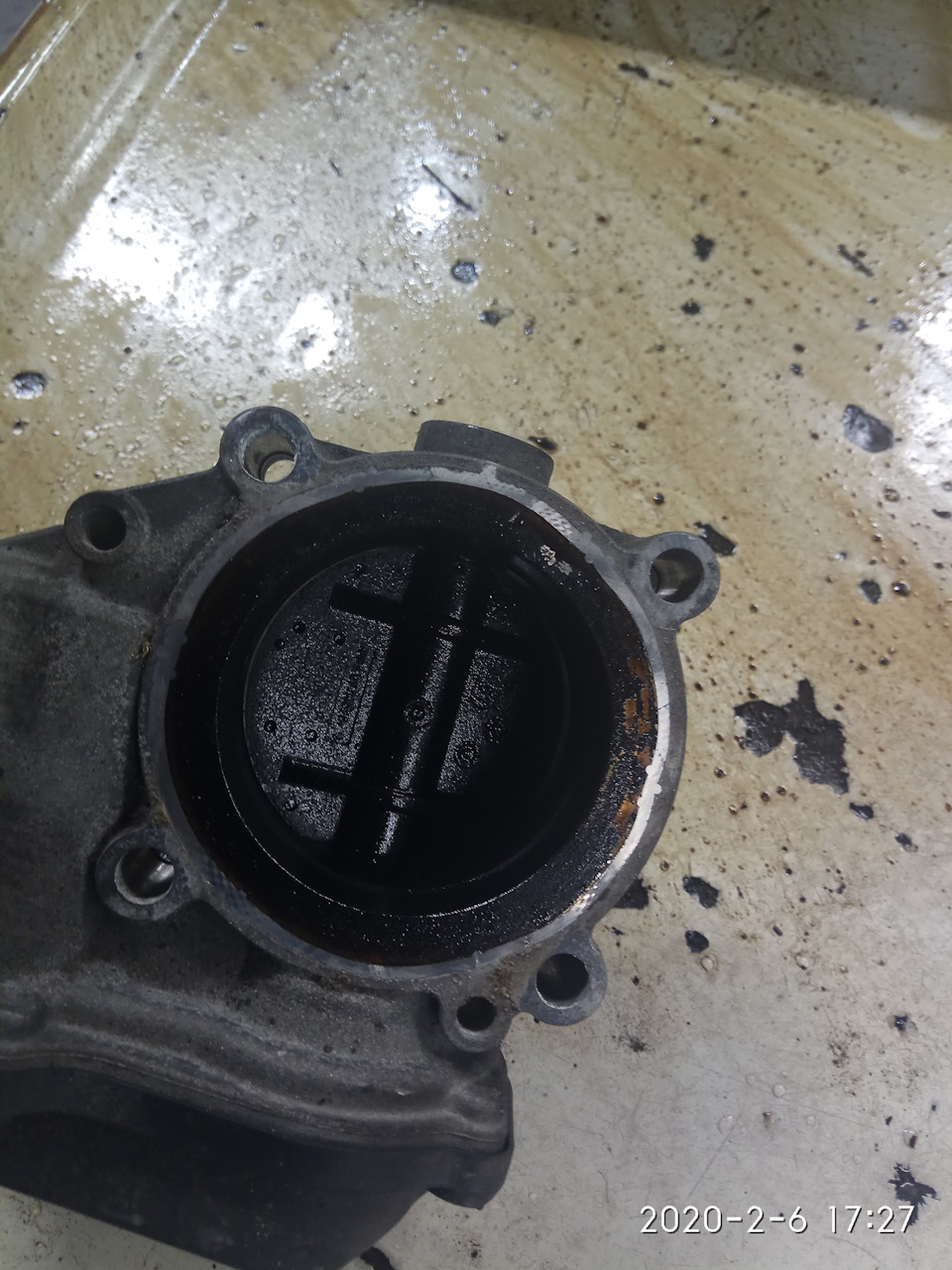 дроссельная заслонка до — Skoda Octavia Scout A5 Mk2