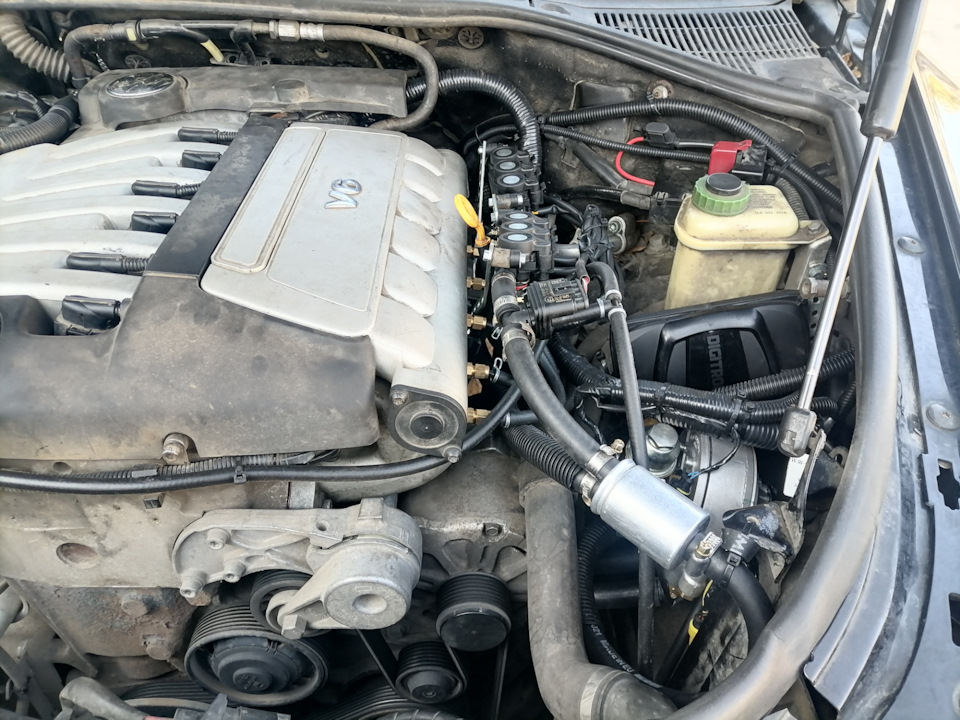 Установил ГБО Диджитроник — Volkswagen Touareg (1G), 3,2 л, 2005 года ...
