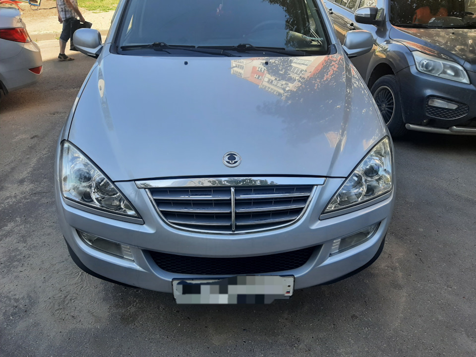 Полировка фар + чистый двигатель — SsangYong Kyron, 2,3 л, 2008 года ...