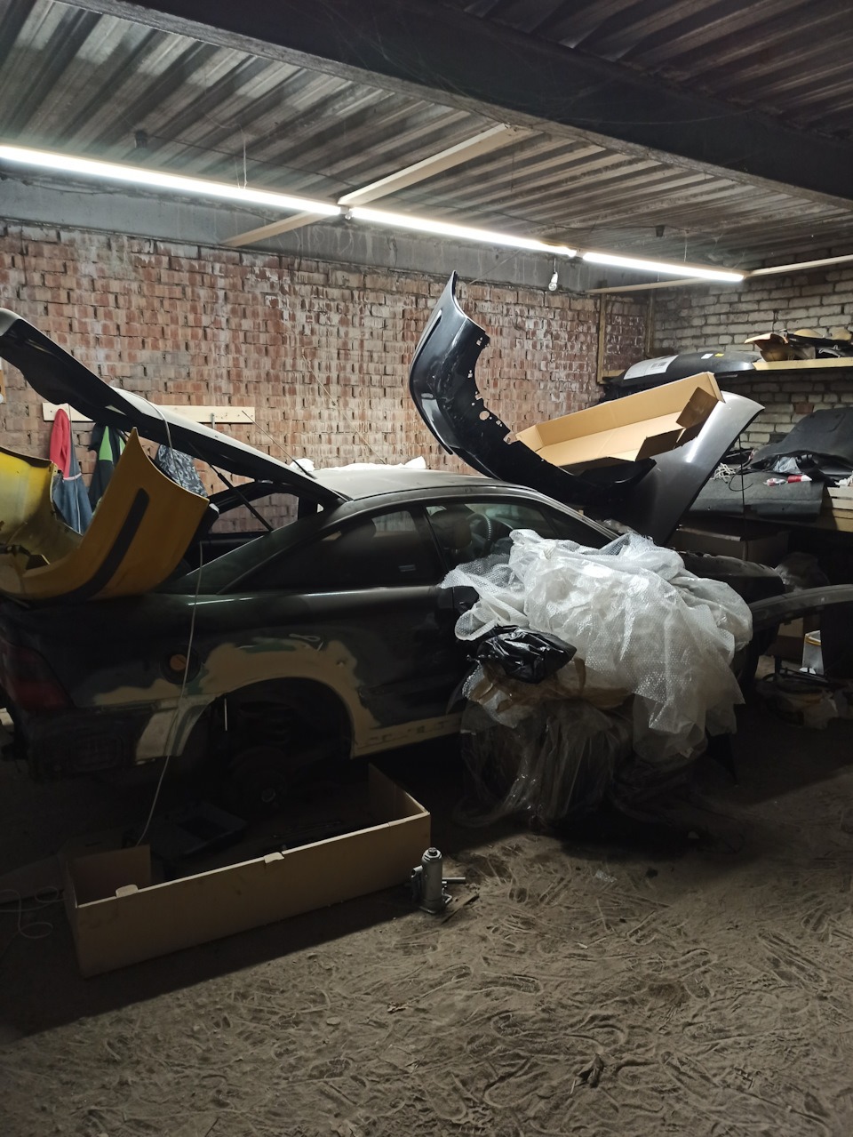 Переварка порогов и задних арок калибре. — Opel Calibra, 2 л, 1991 года ...