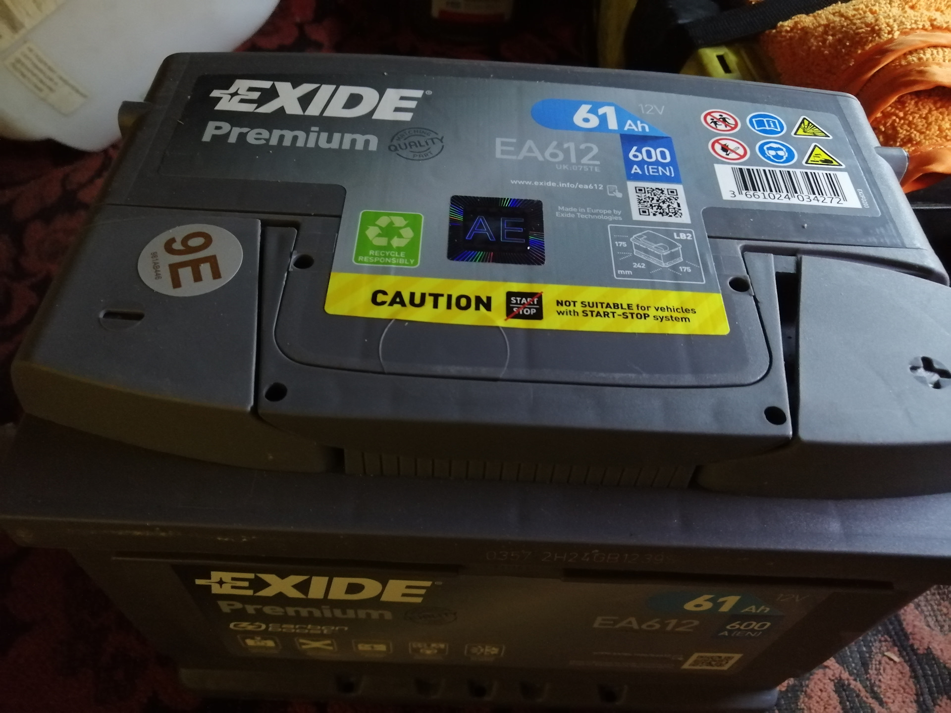 Exide ea612. Ea612 Exide. Exide ea612 обслуживание. Exide ea612 маркировки. Exide ea612 Дата производства.