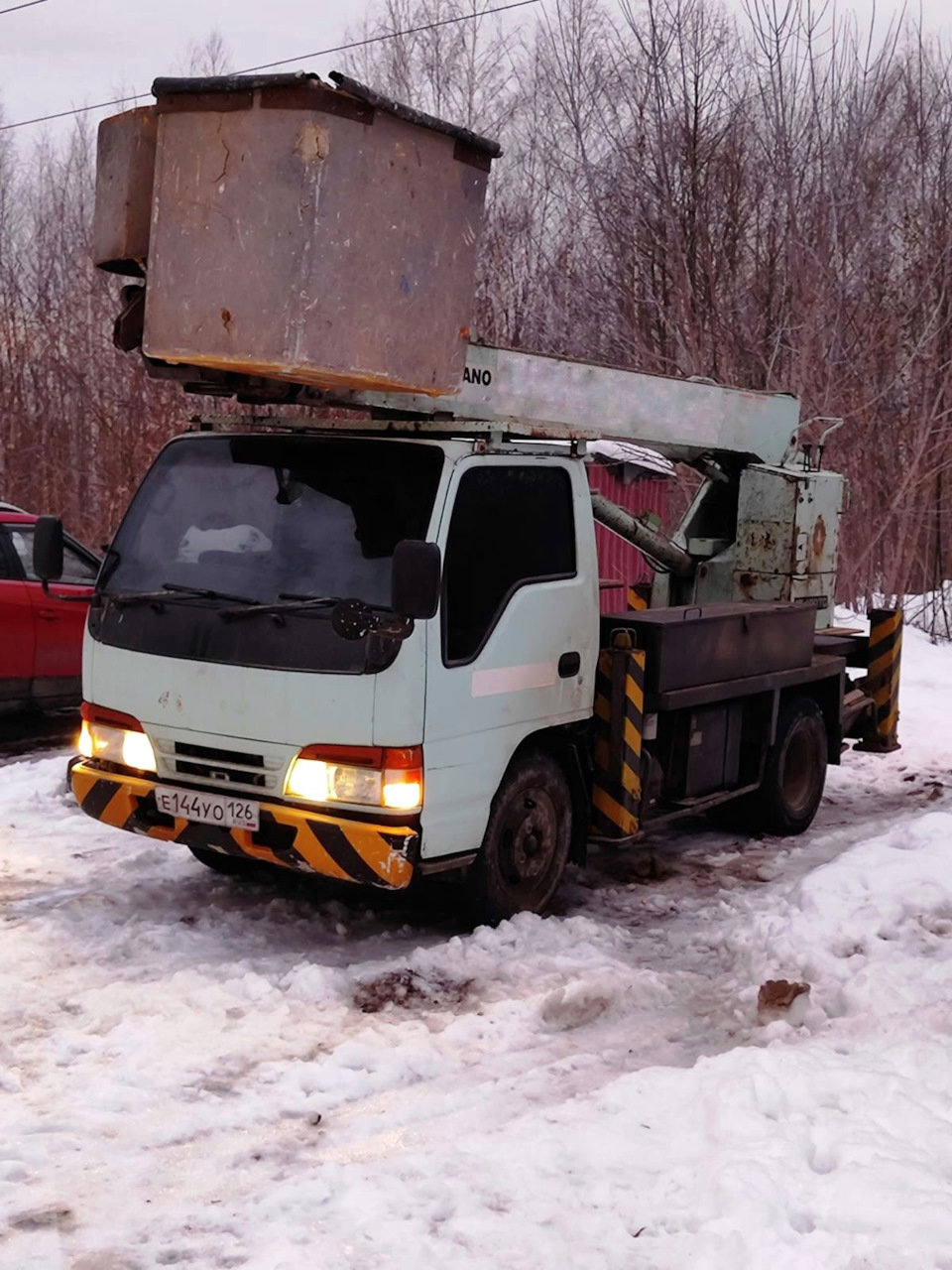 Зима — Isuzu Elf, 4,3 л, 1995 года | просто так | DRIVE2