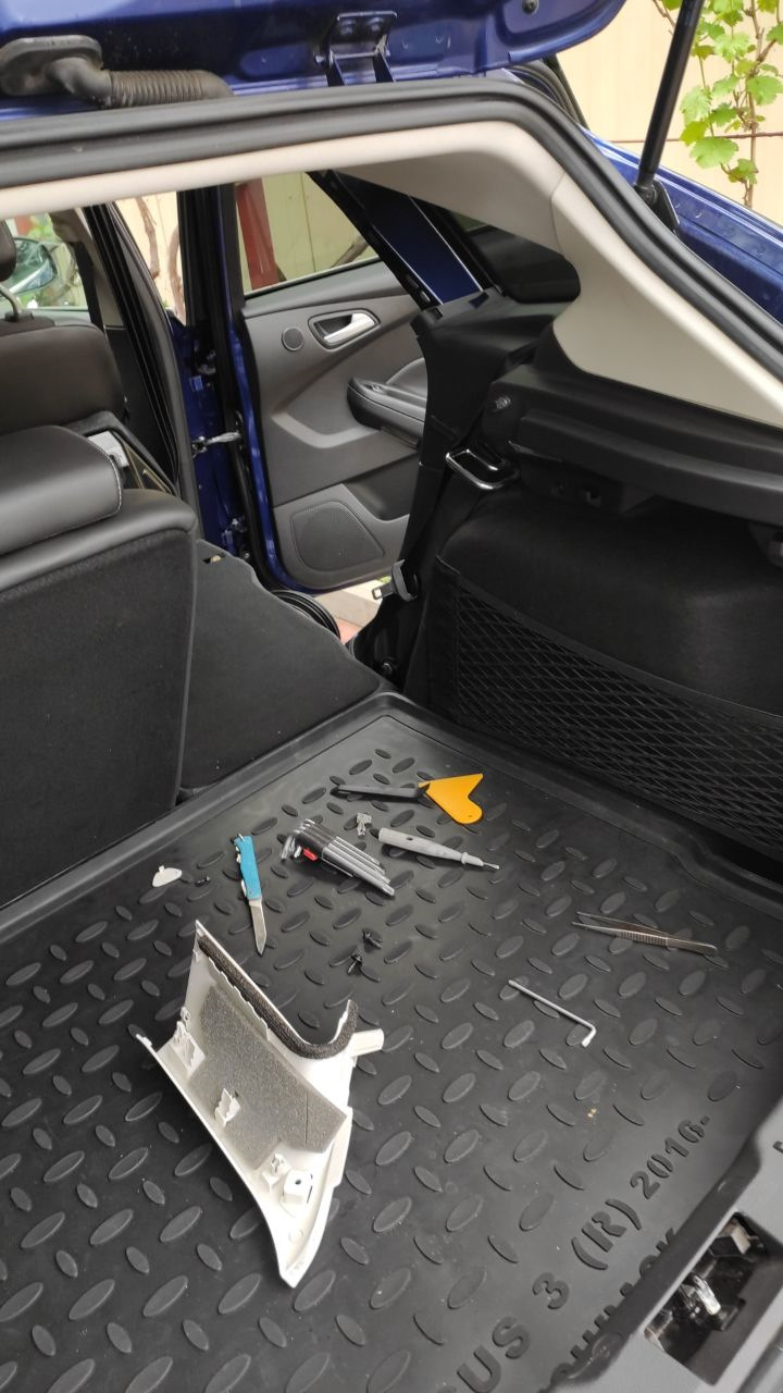 Установка штатной сигнализации — Ford Focus III Hatchback, 1,5 л, 2016 ...