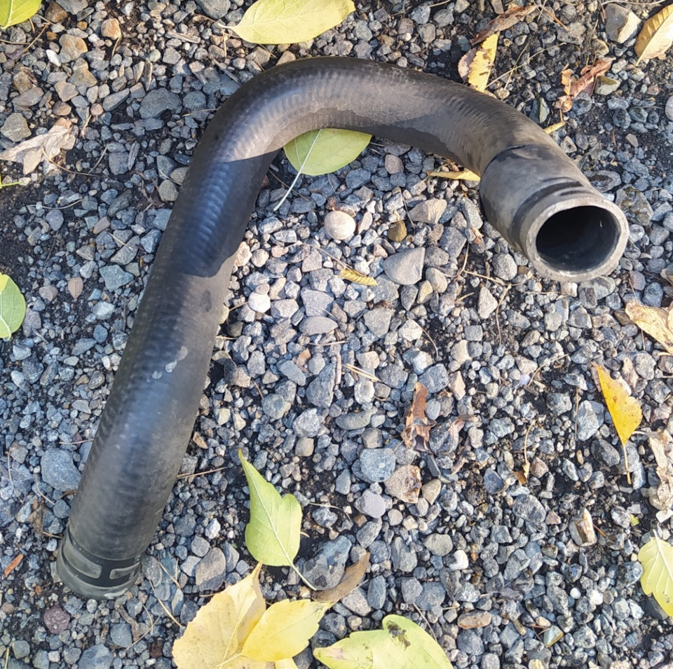 Верхний патрубок пфффф — Toyota Hilux Surf (3G), 2,7 л, 1997 года ...