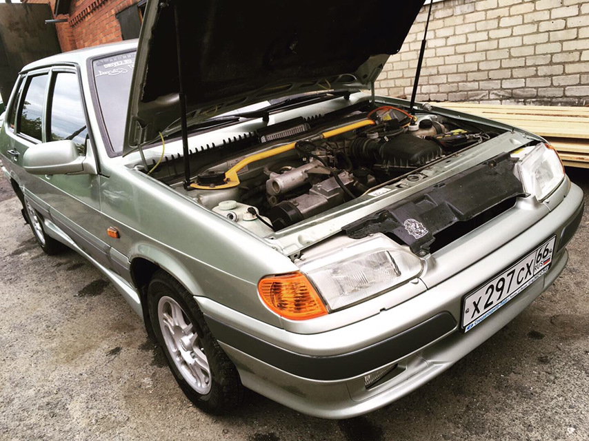 Замена тосола на антифриз и так же немного тюнячек :D — Lada 2115, 1,5 ...