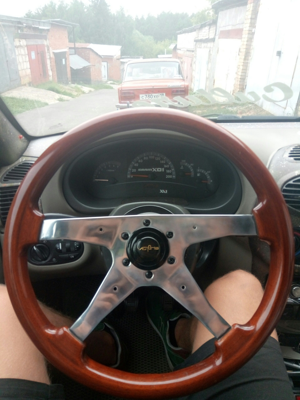 снятие краски и полировка руля — Lada Калина хэтчбек, 1,6 л, 2008 года ...