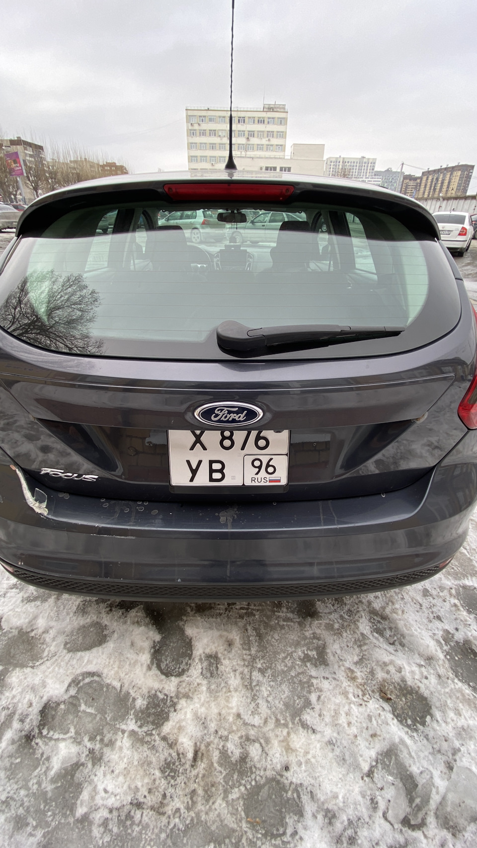 Квадратный номер — Ford Focus III Hatchback, 1,6 л, 2012 года | аксессуары  | DRIVE2