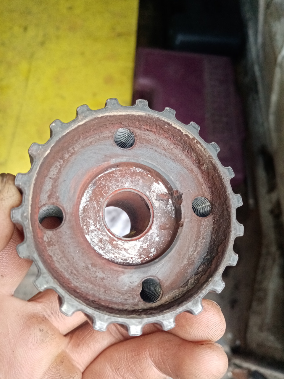 Сорвало шпонку на шестерни коленвала — Volkswagen Transporter T4, 1,9 л ...