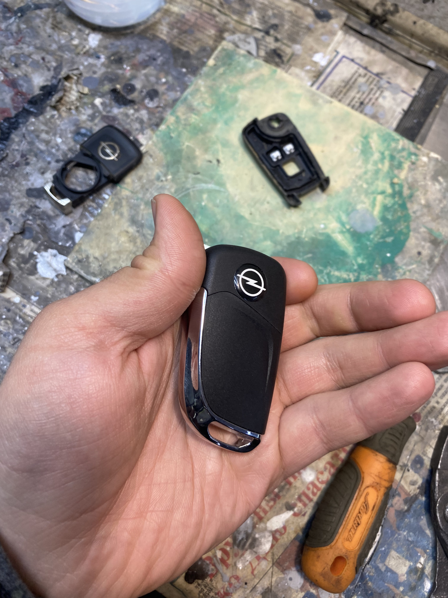 Замена корпуса ключа зажигания — Opel Insignia (1G), 1,6 л, 2014 года ...