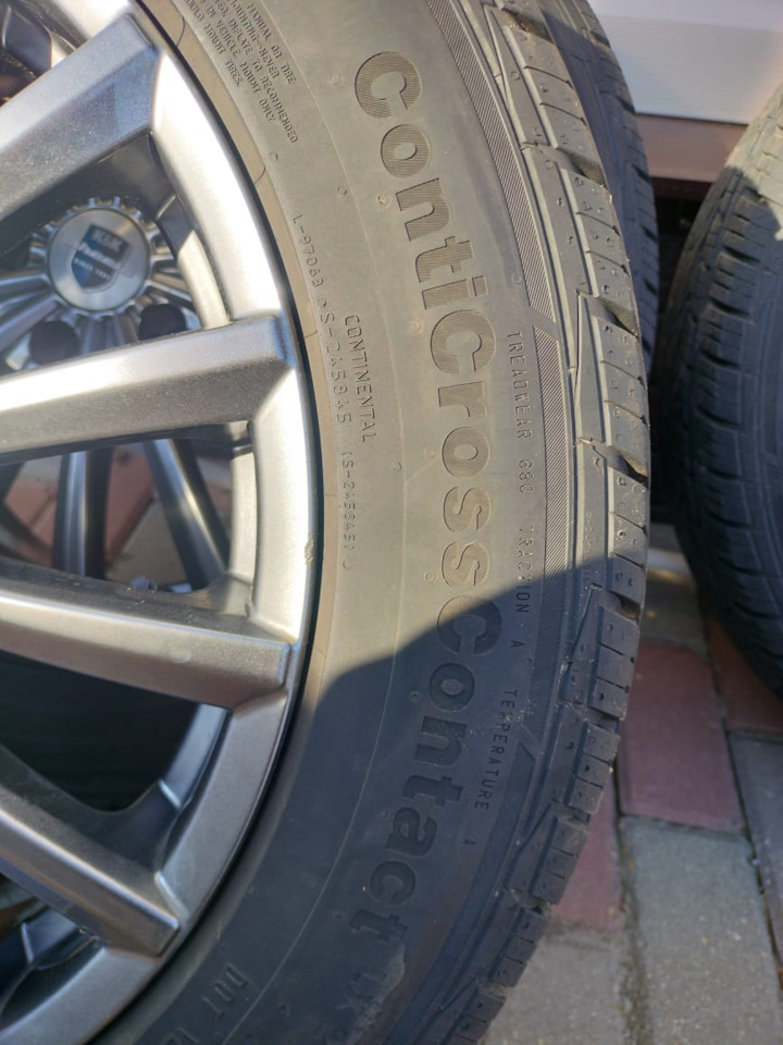Шины летние Continental 215/60 R17, литые диски K&K 7Jx17 ET45 5x114,3 ...