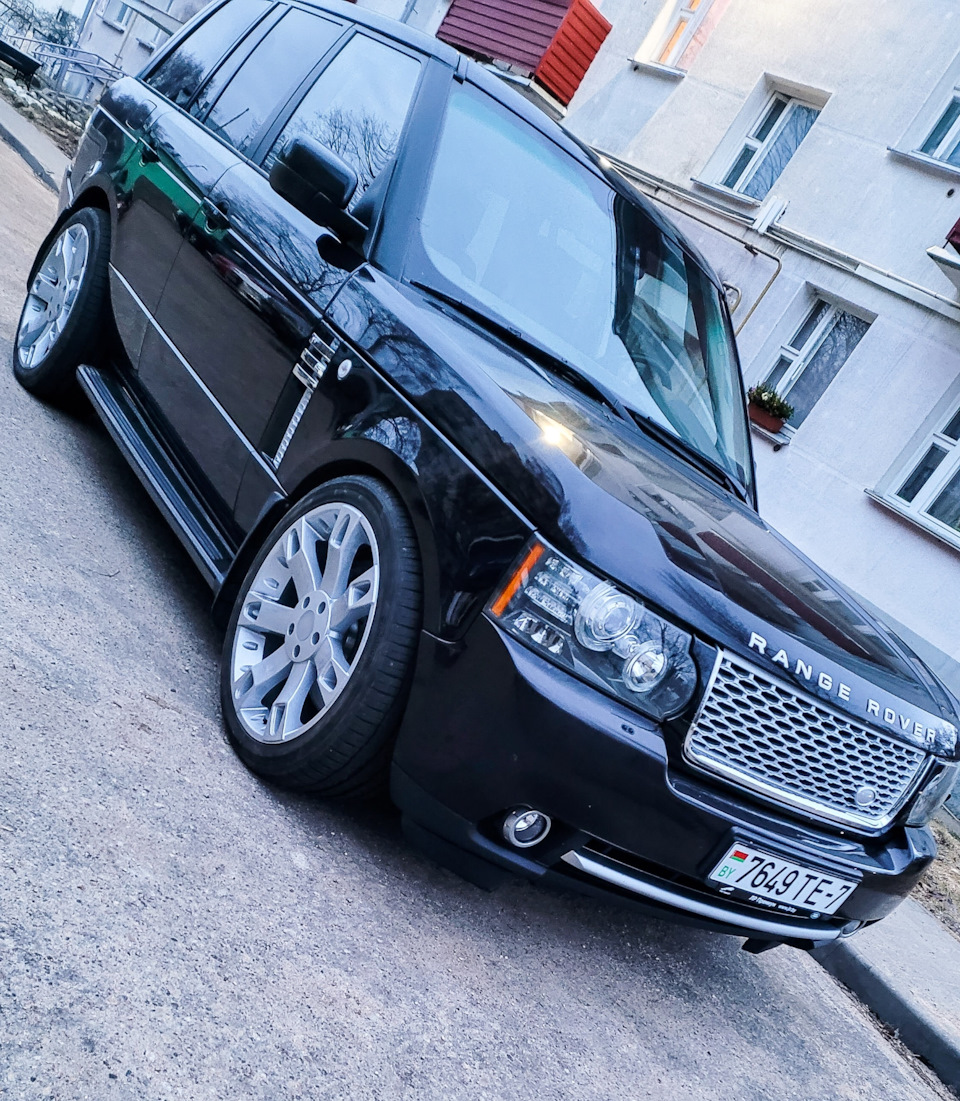 Заметил, что на всех авто у меня диски R22 — Land Rover Range Rover (3G), 5  л, 2010 года | колёсные диски | DRIVE2