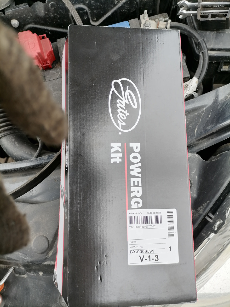 K035501XS Комплекты деталей для ремней грм GATES | Запчасти на DRIVE2