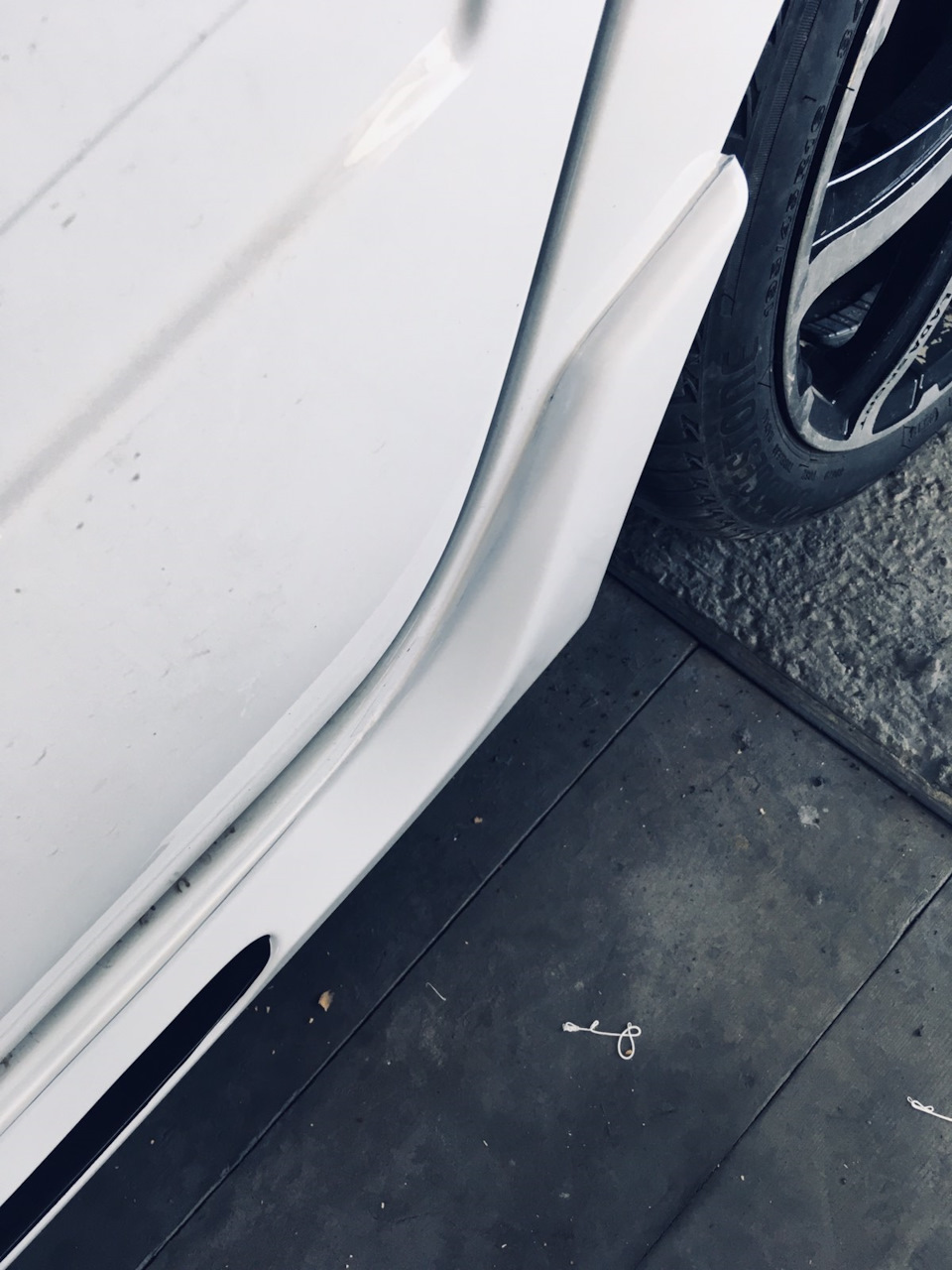 Накладки на пороги калина спорт 2 — Lada Granta Sport, 1,6 л, 2018 года ...