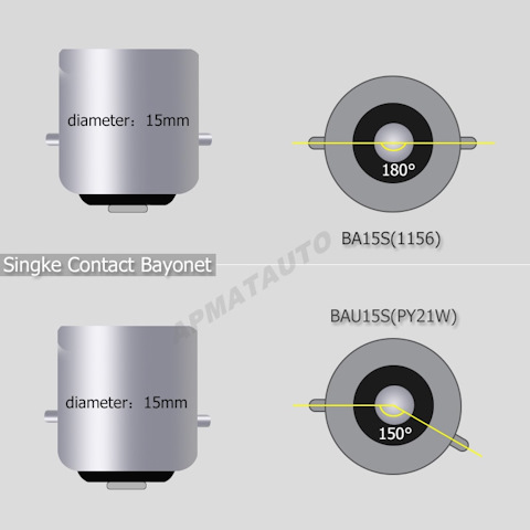 1156 ba15s p21w цоколь