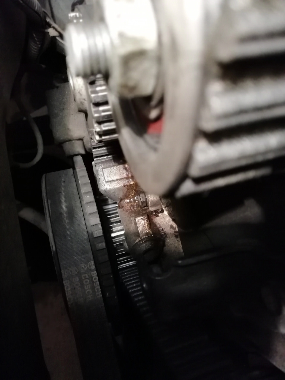 Течь помпы — LADA 2114, 1,6 л., 2007 года | поломка | DRIVE2