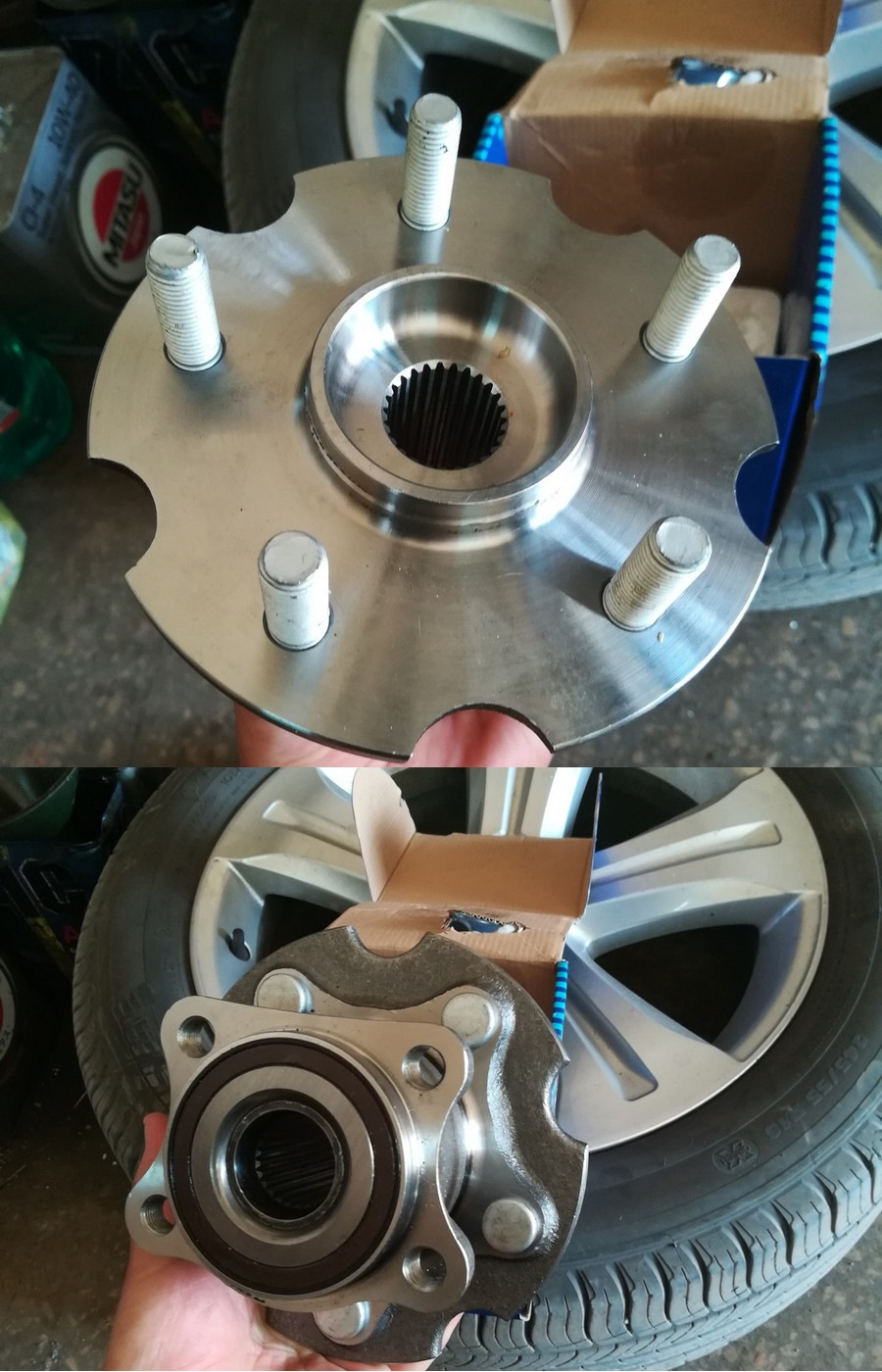 Передние и задние ступицы — Toyota RAV4 (IV), 2 л, 2013 года | запчасти ...