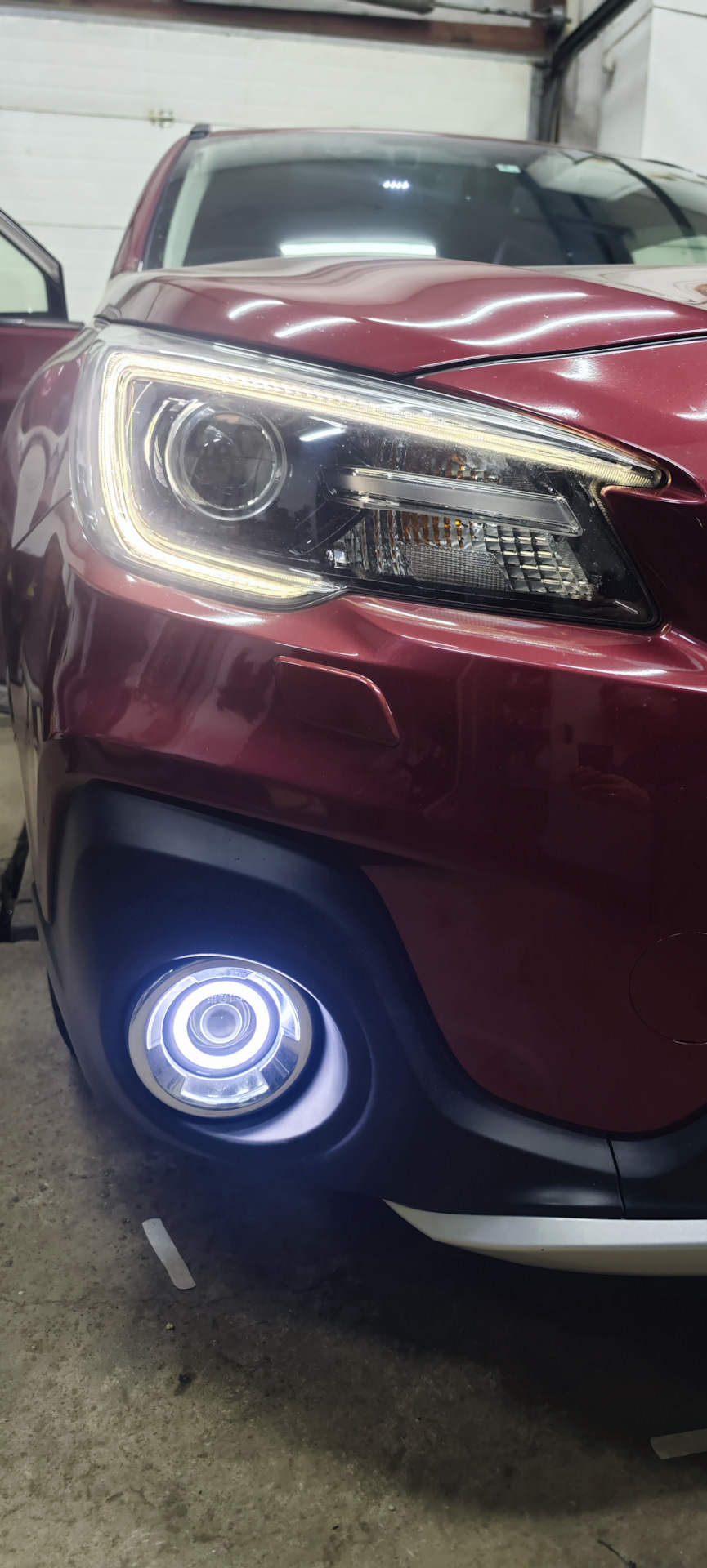 9. Подключение ангельских глазок в ПТ к габаритам — Subaru Outback (BS ...