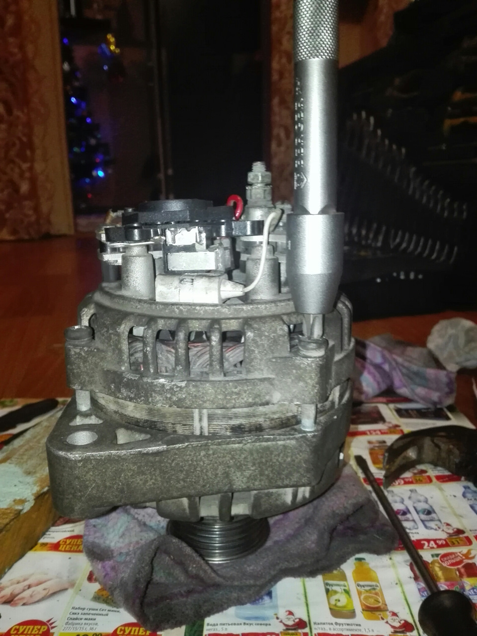 Замена подшипников генератора с ГУРом и без кондея — Lada Приора седан ...