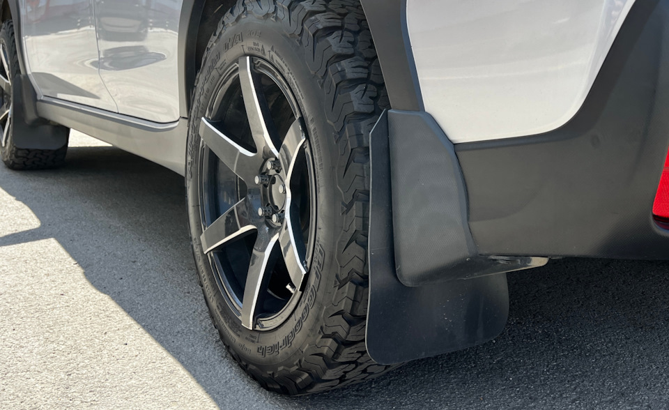 Антикризисные раллийные брызговики — Subaru XV (2G), 2 л, 2017 года ...