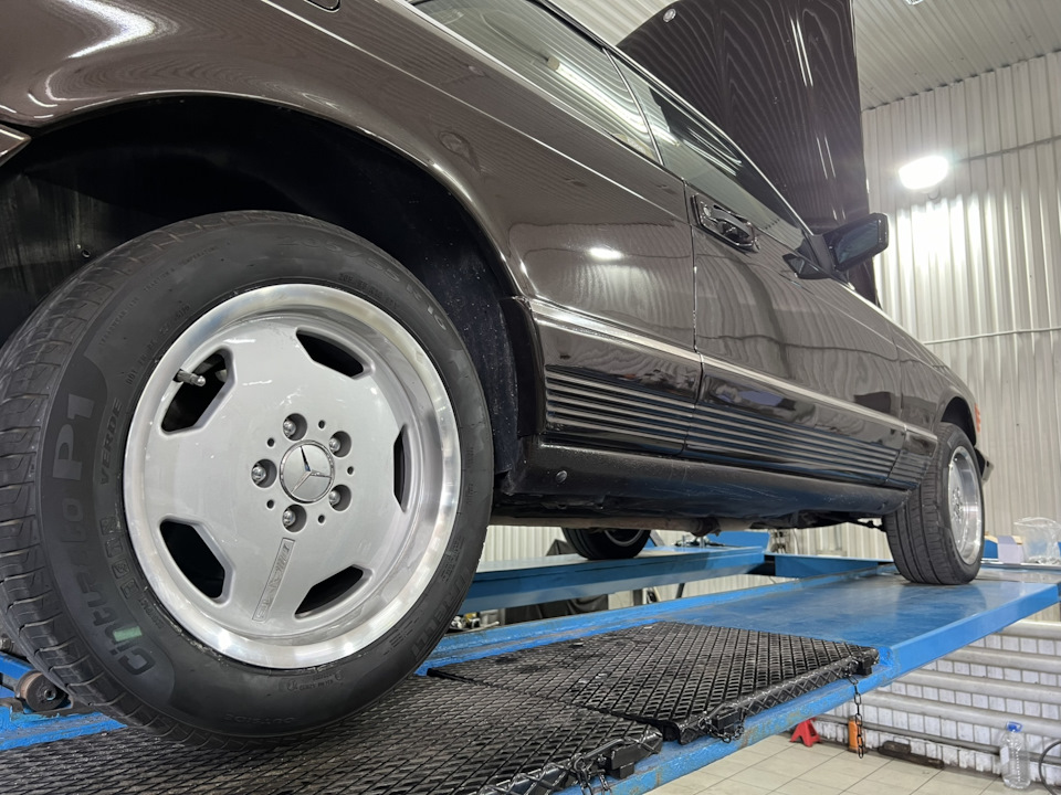 Новые колесные диски на Мерседес W 126 sec — Mercedes-Benz SEC-Class ...