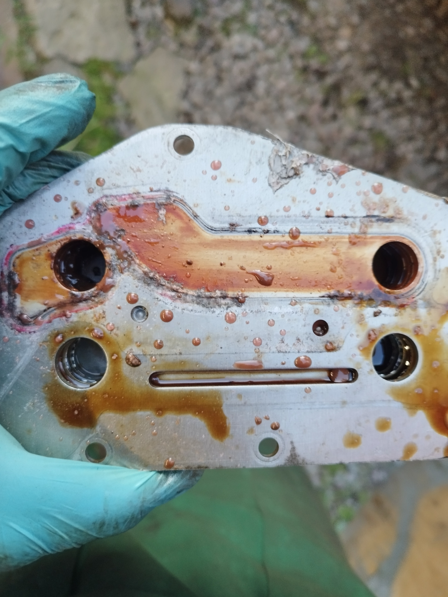 замена прокладок теплообменника — Opel Astra H, 1,8 л, 2007 года ...