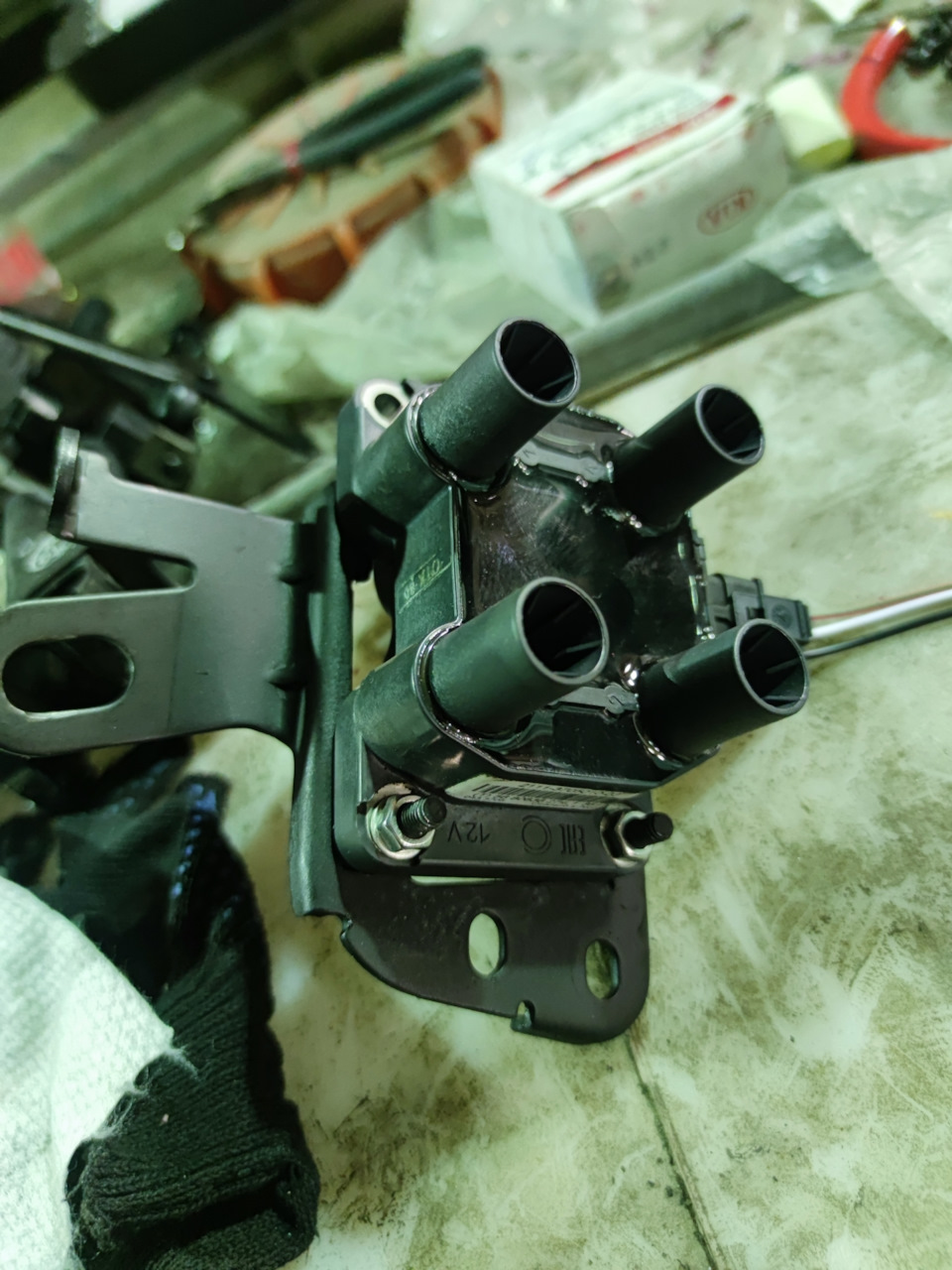 Катушка зажигания, частичка ВАЗа, переделка. — Hyundai Elantra (3G), 2 ...