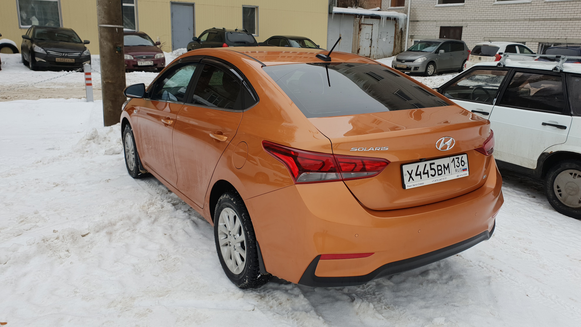 Hyundai Solaris (2G) 1.6 бензиновый 2018 | Рыжик на DRIVE2