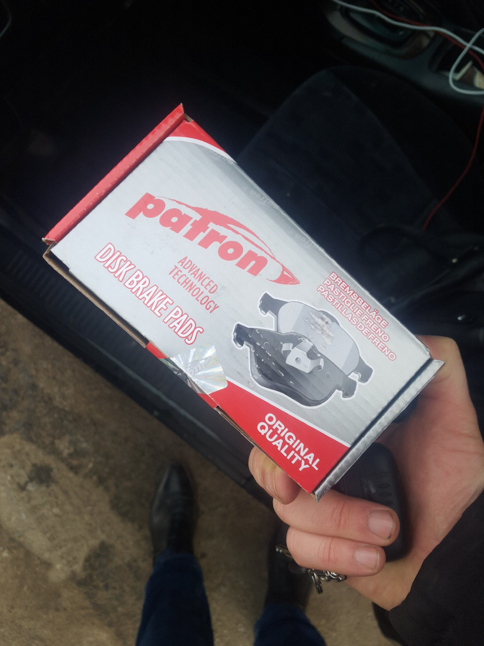 Замена расходников — Масло IDEMITSU 5W40 и колодки Patron — Mitsubishi ...