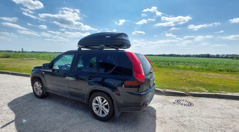 Приятная погода. В салоне прохлада, снаружи пекло, но все равно кайф — Nissan X-Trail II (t31)