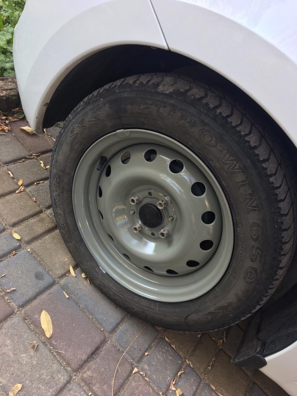 Покраска штампов — Lada Гранта, 1,6 л, 2013 года | колёсные диски | DRIVE2