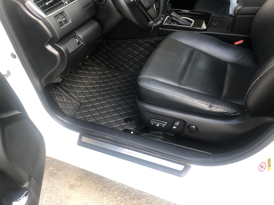 3D коврики Камри 55 — Toyota Camry (XV50), 2 л, 2017 года | стайлинг ...