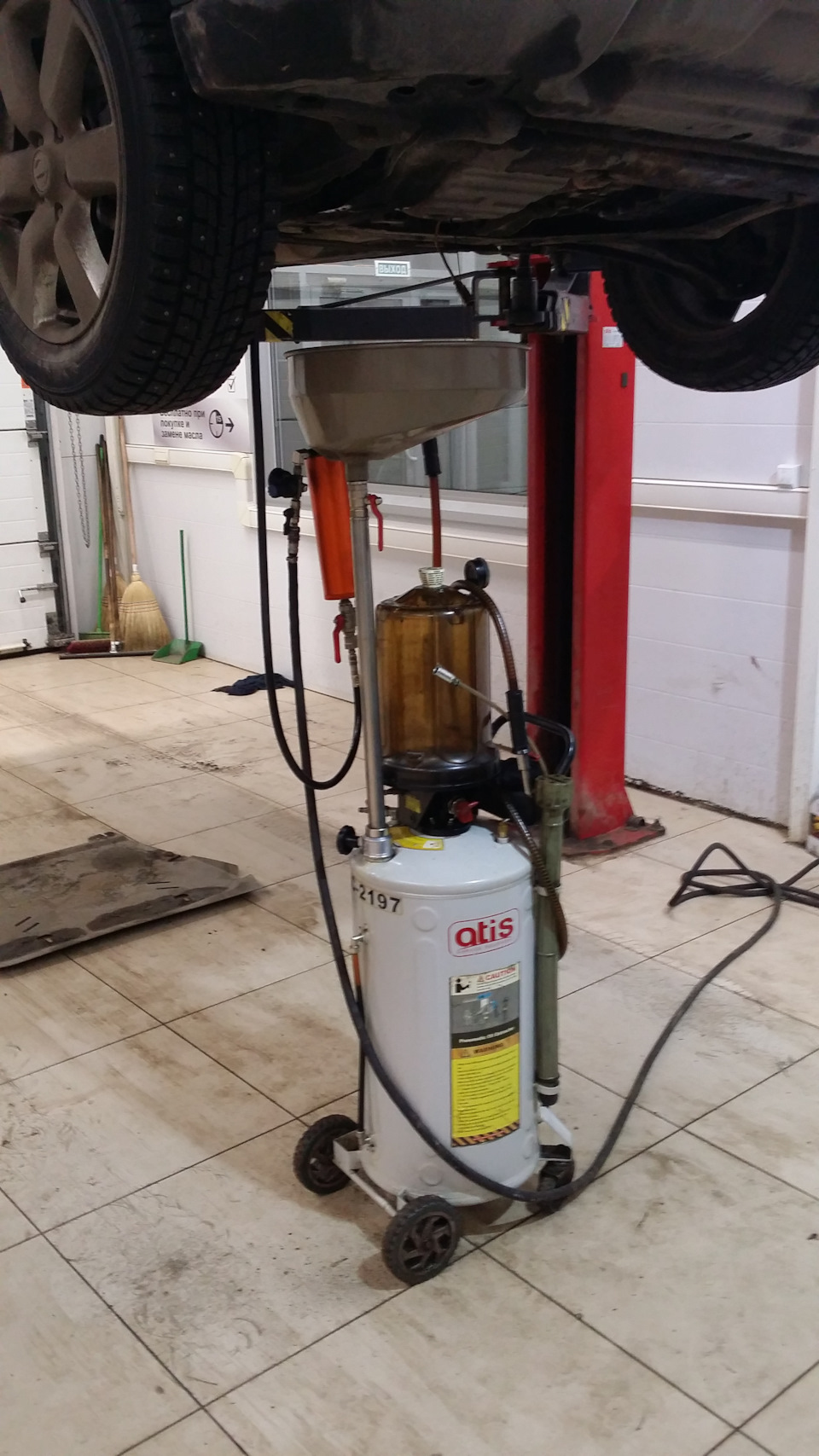 Масляный душ. — Nissan X-Trail II (t31)