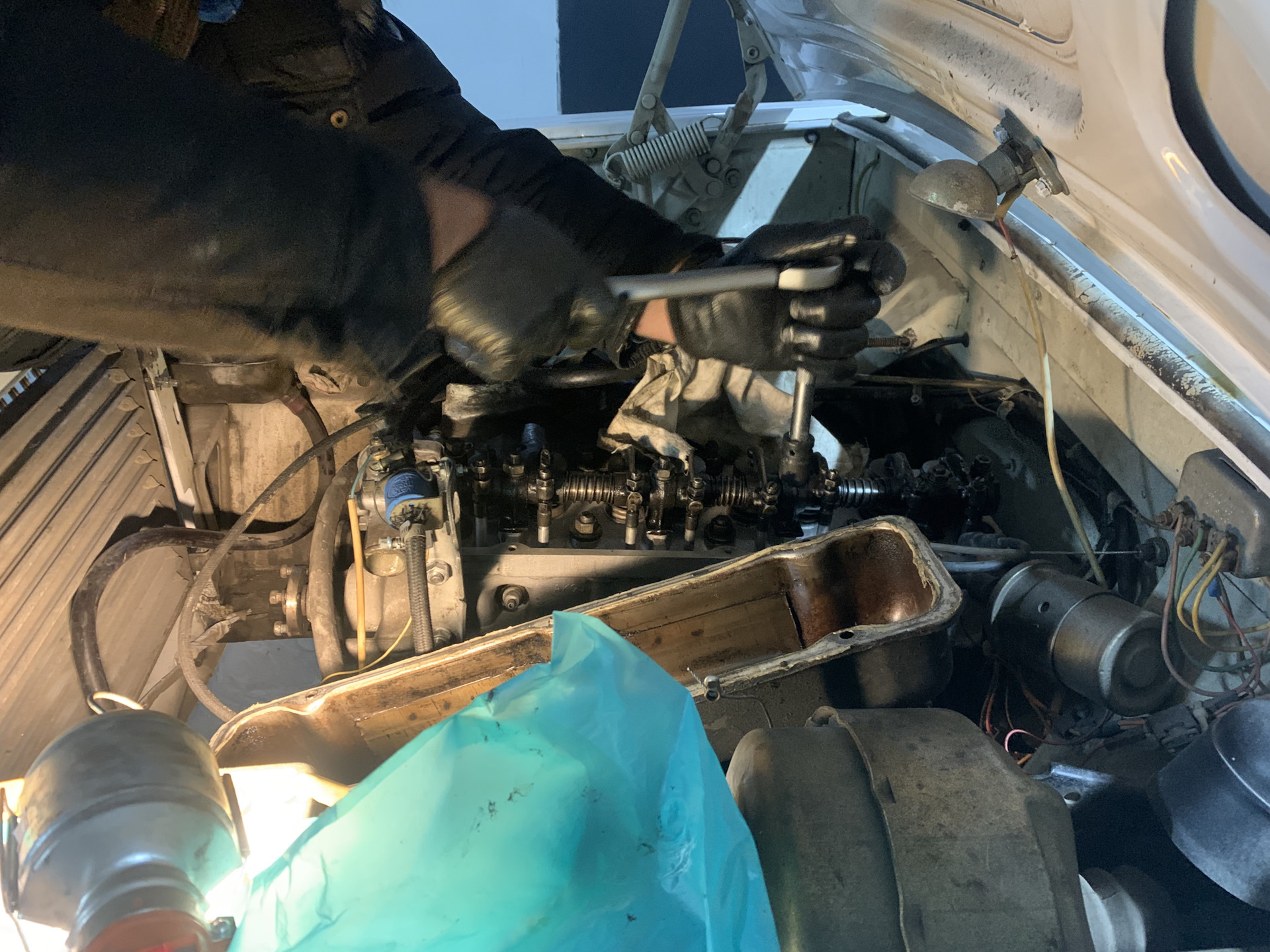 Регулировка клопов, и первый старт! — ГАЗ 2410, 2,4 л, 1990 года ...