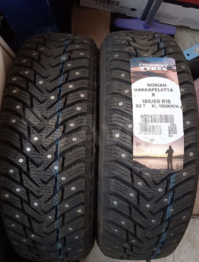 3. Зимняя резина Nokian Hakkapeliitta 8 185/65 R15 92T — Lada Vesta (1G ...