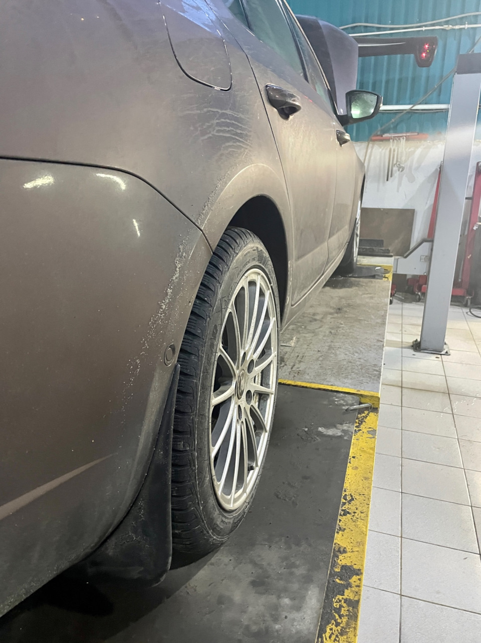 Расширение задней колеи до FL на полном приводе — Skoda Octavia A7 Mk3 ...