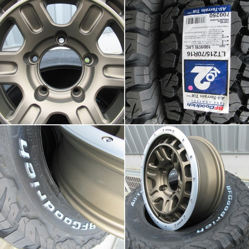 Шины всесезонные BFGoodrich 215/70 R16, литые диски WORK 5,5Jx16 ET0 ...