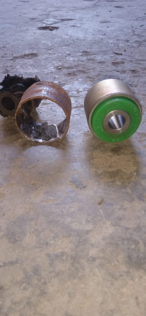 полиуретан в заднюю балку и тягу панара — Audi Coupe (81,85), 2,3 л ...