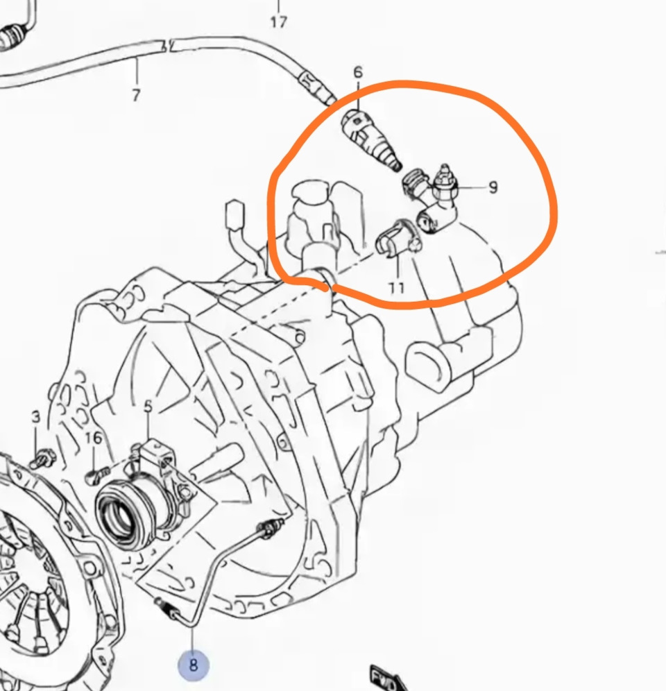 Прокачка сцепления — Suzuki SX4 (1G), 1,6 л, 2011 года | своими руками |  DRIVE2