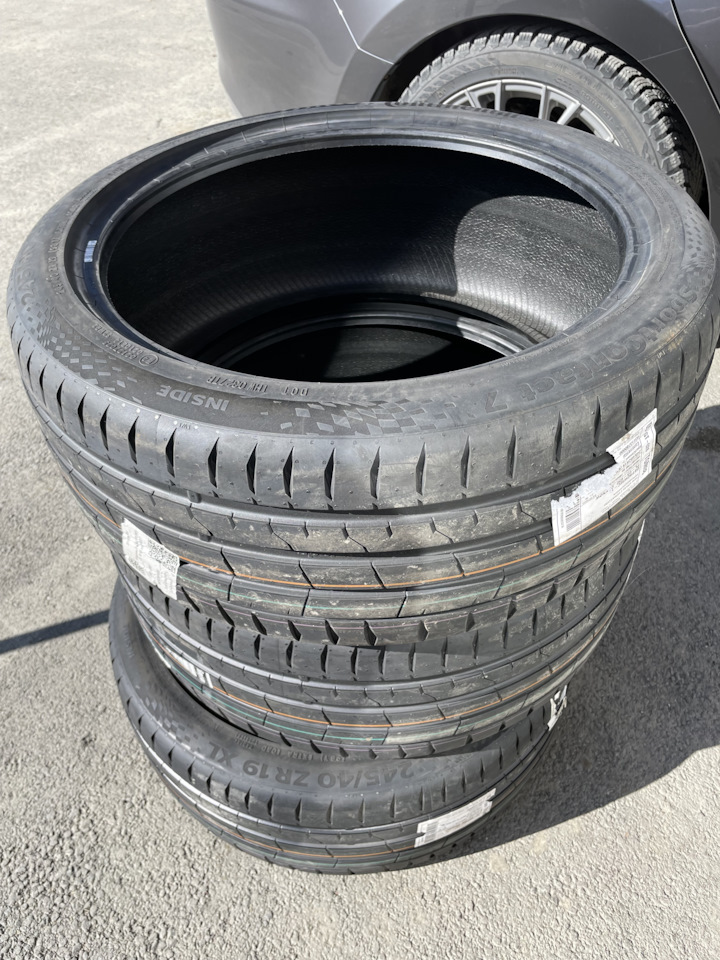 Шины летние Continental 245/40 R19, литые диски Konig 8,5Jx19 ET35 ...