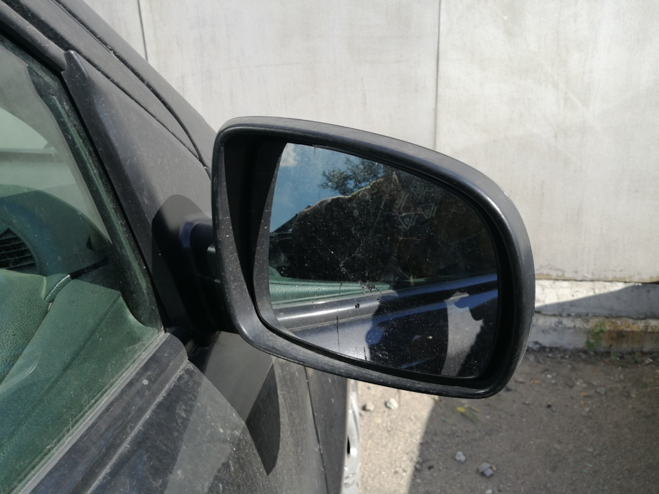 Зеркало боковое — Nissan Note (1G), 1,6 л, 2008 года | поломка | DRIVE2