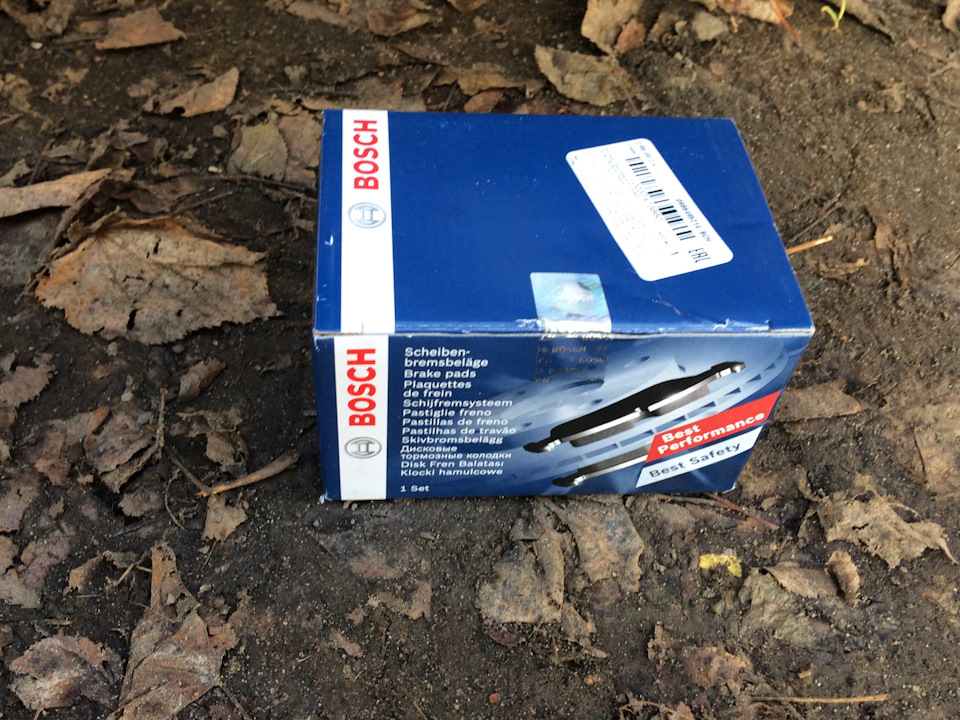 Передние колодки bosch взамен trw — Lada Калина универсал, 1,6 л, 2012 ...